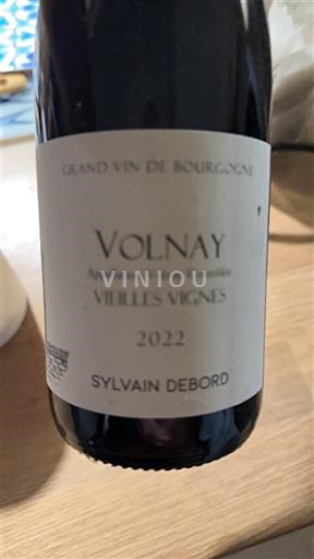 Borgoña Volnay Sylvain Debord Vielles Vignes 2022