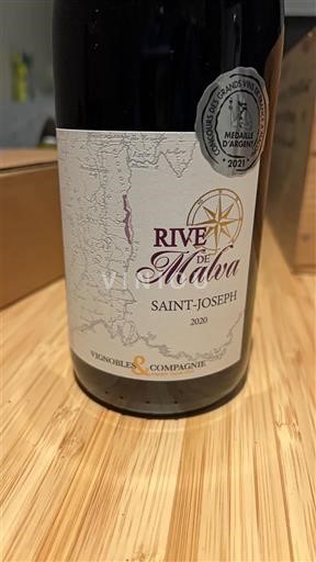 Rhône-dalen Saint-Joseph Vignobles & Compagnie Rive de Malva 2020