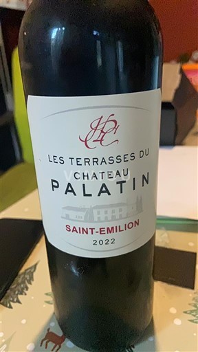 Bordeaux Saint-Émilion Château Les Terrasses du Château Palatin 2022