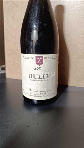 Burgundsko Rully Domaine D. Gillot 2001
