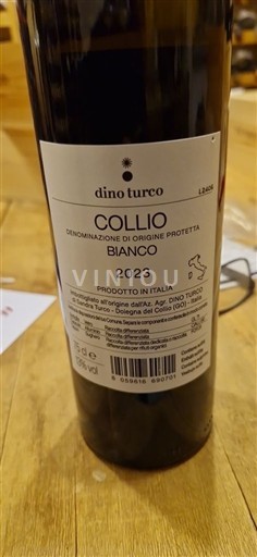 Friuli-Venecia Julia Collio Goriziano Dino turco Oro bianco collio 2023