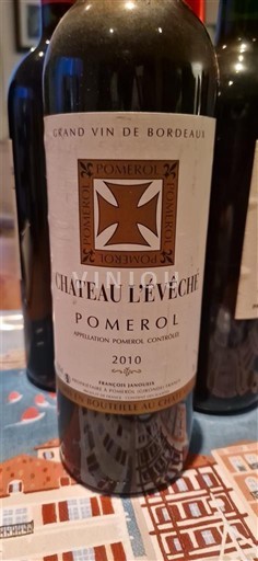 Bordeaux Pomerol Château L'Evêché 2010