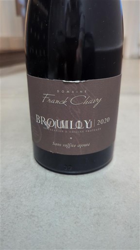 Beaujolais Brouilly Domaine Franck Chavy 2020