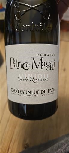 Valle del Ródano Châteauneuf-du-Pape. Domaine Patrice Magni Roussanne 2024