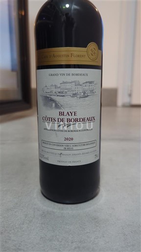Burdeos Blaye-Côtes de Burdeos Château Aristide Florent 2020