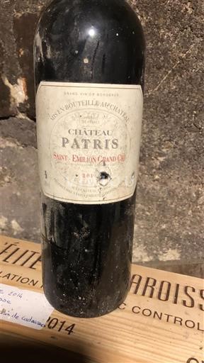 Bordeaux Saint-Émilion Grand Cru Grand Cru Château Patris 2014