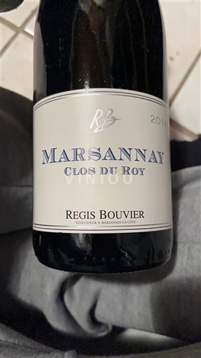 Burgundi Marsannay Régis Bouvier Clos du Roy 2014