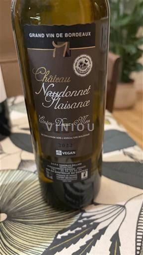 Burdeos Entre dos mares Château Nardonne Plaisance 2022