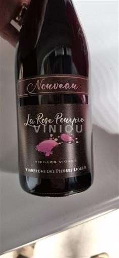 Beaujolais Beaujolais Nouveau Vignerons des Pierres Dorées La Rose Pourpre Vieilles Vignes Nouveau 2025