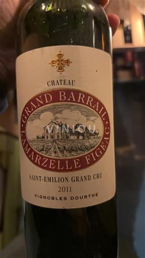 Bordeaux Saint-Émilion Grand Cru Grand Cru Château Grand Barrail Lamarzelle Figeac 2011