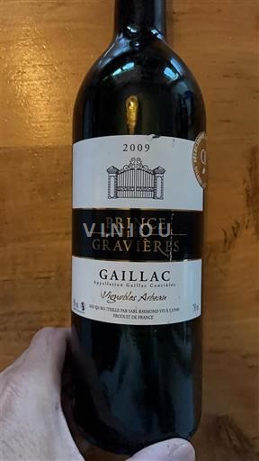 Sudoeste Gaillac Prince des Gravières 2009