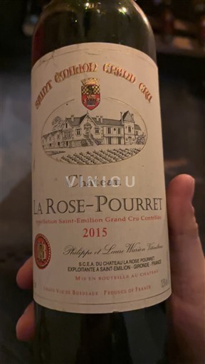 Bordeaux Saint-Émilion Grand Cru Grand Cru Château La Rose-Pourret 2015