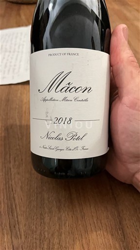 Burgundija Mâcon in Mâcon-villages Nicolas Potel 2018