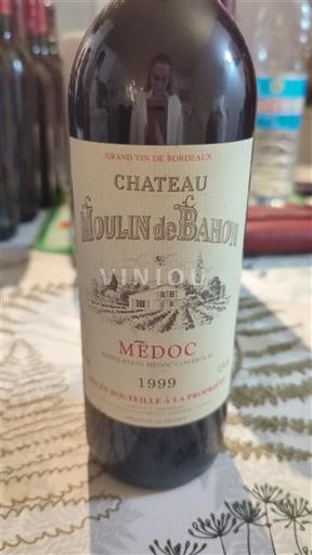 Bordeaux Médoc Château Moulin de Bohan 1999