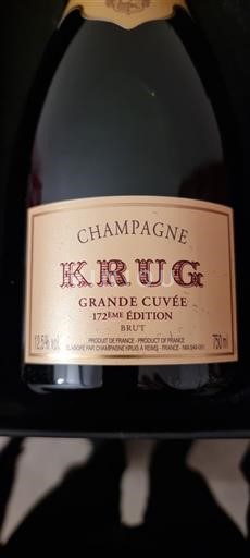 Champagne Krug Grande 172ème Édition Non Millésimé