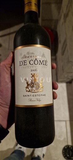 Bordeaux Saint-Estèphe Château Côme 2006