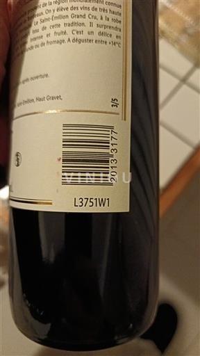 Bordeaux Saint-Émilion Grand Cru Grand Cru Haut Gravet Non-Vintage