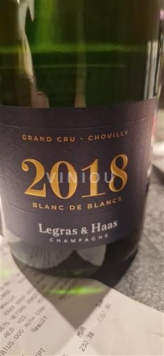 Šampanja Ni doloceno Grand Cru Legras & Haas Blanc de Blancs 2018