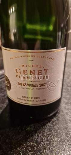 Champagne Grand Cru Michel Genet MG BB Vintage 2017
