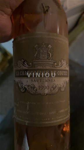 Bordeaux Sauternes La Chartreuse de Coutet 1990