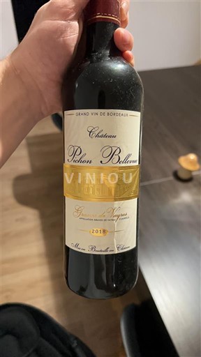 Burdeos Graves Château Pichon Bellevue 2018