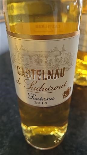Bordeaux Sauternes Castelnau de Suduiraut 2016