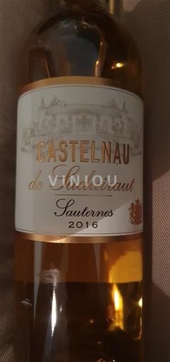 Burdeos Sauternes Castelnau de Suduiraut 2016