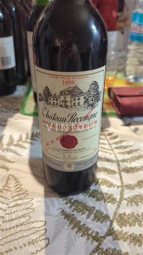 Bordeaux Bordeaux supérieur Château Recougne 1998