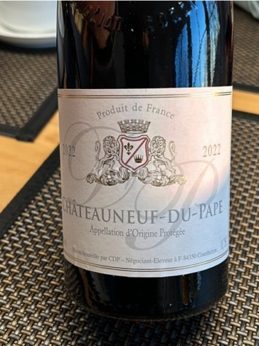 Valle del Ródano Châteauneuf-du-Pape. Jean Chatelier 2018