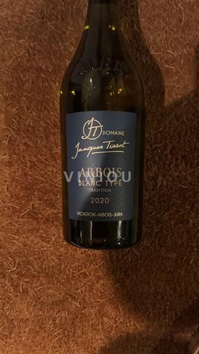 Jura Arbois Domaine Jacques Tissot Blanc Typé Tradition 2020