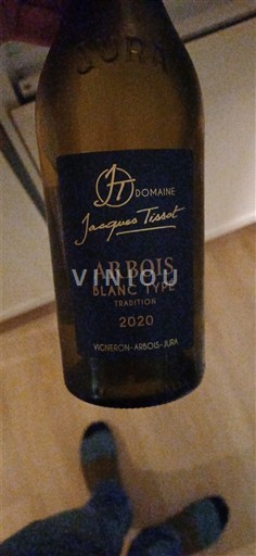Jura Arbois Domaine Jacques Tissot Blanc Typé Tradition 2020