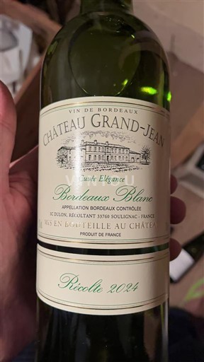Bordeaux Bordeaux Blanc Château Grand-Jean Elégance 2024