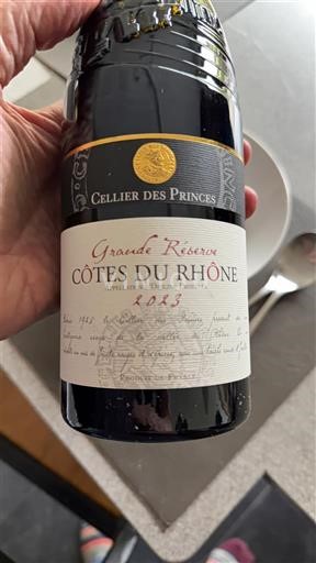 Valle del Ródano Côtes del Ródano Cellier des Princes Grande Réserve 2023