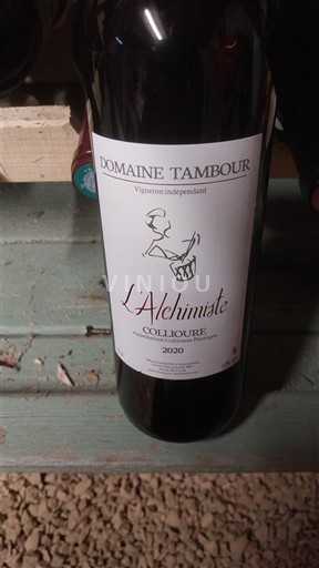 Roussillon Collioure Domaine Tambour L'Alchimiste 2020