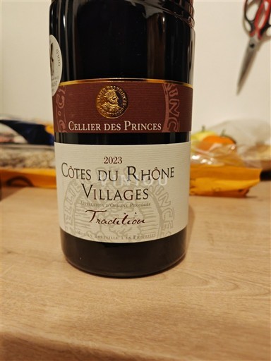 Valle del Ródano Côtes del Ródano Pueblos Cellier des Princes Tradition 2023