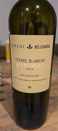 Sydvestfrankrig Jurançon Domaine Bellegarde Pierre Blanche 2024