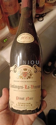 Borgonha Não especificado Domaine Lemoule 2008
