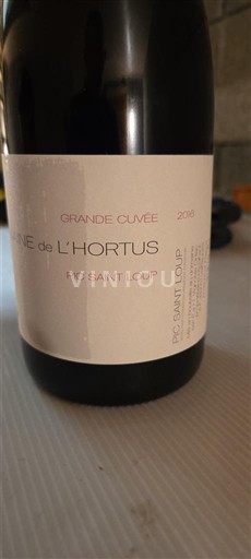 Languedoc Pic-saint-loup Domaine L'Hortus Grande 2016