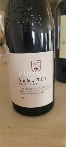 Rhônen laakso Määrittelemätön Les Vignerons de Roaix-Séguret Le Rouge 2022