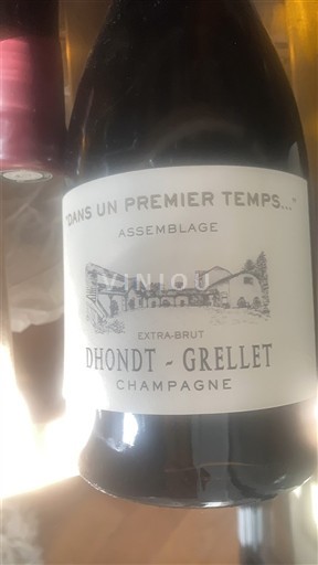 Champagne Champagner Dhondt-Grellet Dans un Premier Temps... Assemblage Ohne Jahrgang