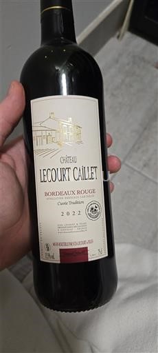 Bordeaux Château Lecourt Caillet Tradition 2022