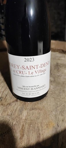 Borgoña Morey-Saint-Denis Premier Cru Vincent Jeanniard 1er Cru - Le Village 2023