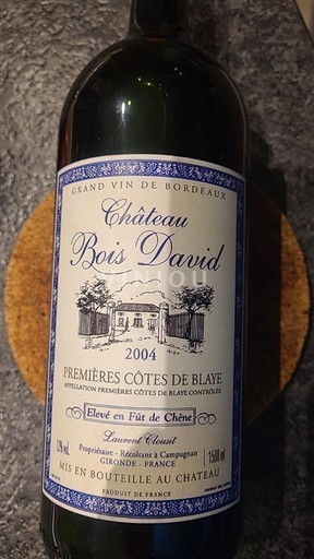 Bordeaux Not Specified Château Bois David 2004