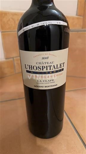 Linguadoca La Clape Château L'Hospitalet 2016