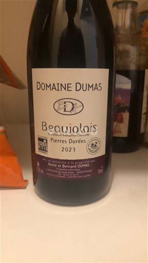 Beaujolais Domaine Mas Pierres Dorées 2023