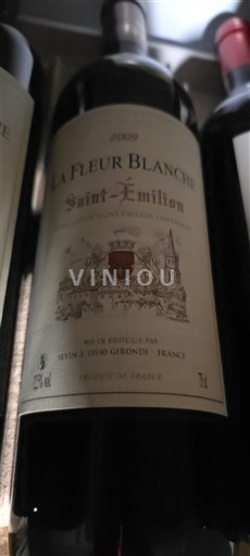 Bordeaux Saint-Émilion La Fleur Blanche 2009