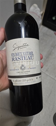 Vini Rouge doux Signature Cave de Rasteau 2004 Francia Valle del Rodano Rasteau AOC