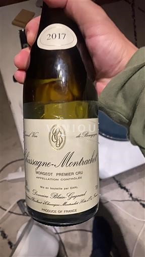 Bourgondië Chassagne-Montrachet Premier Cru Domaine Blain-Gagnard Morgeot Premier Cru 2017