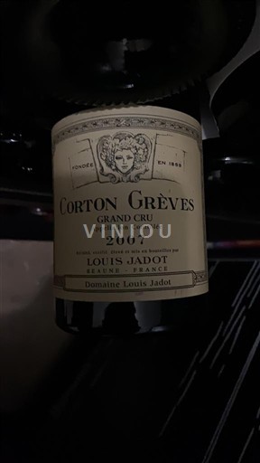 Burgundy Corton Grand Cru Domaine Louis Jadot Corton Grèves 2007