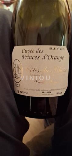 Valle del Rodano Côtes-du-Rhône Vicoletto des Princes d'Orange 2022